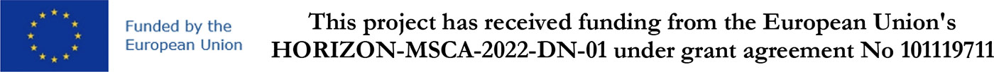 This project has received funding from the European Union's HORIZON-MSCA-2022-DN-01 under grant agreement No 101119711